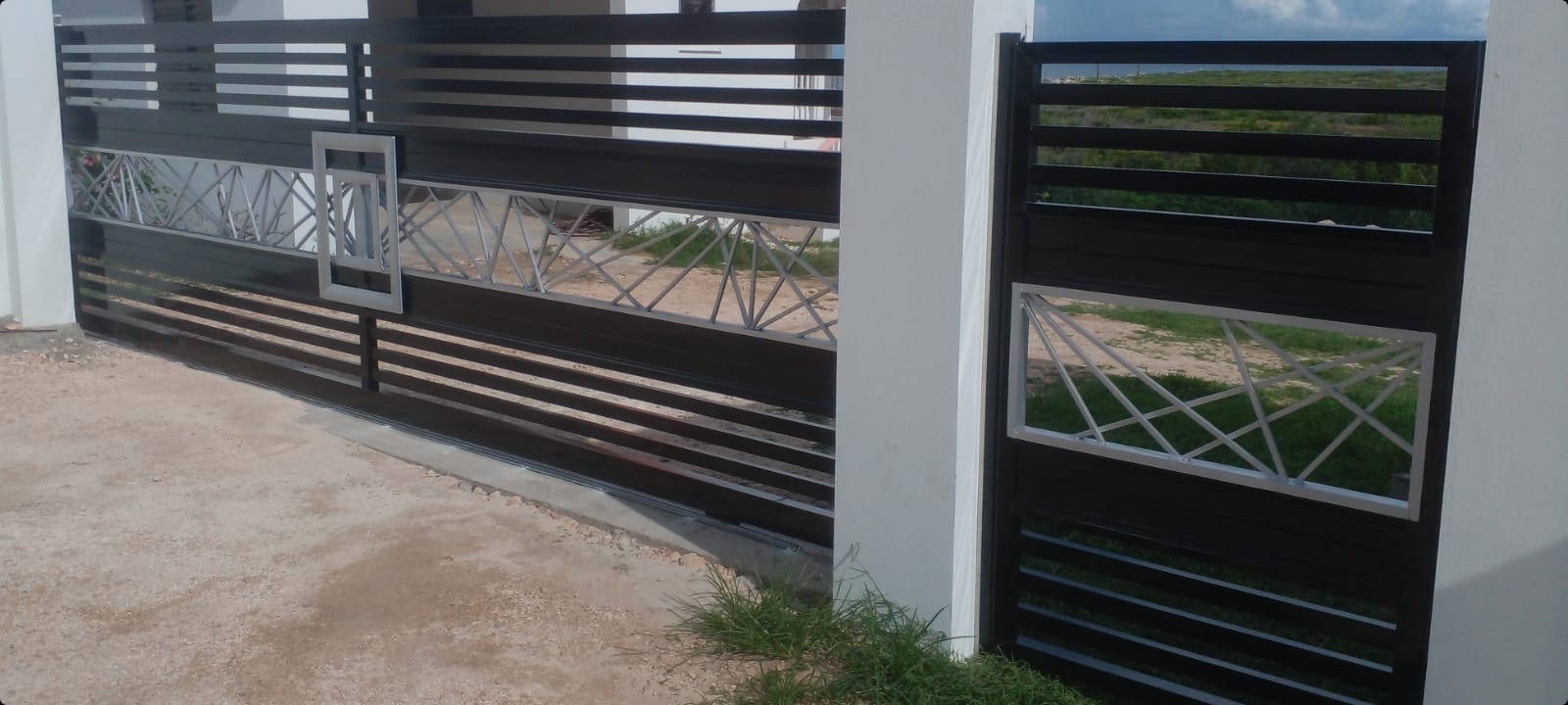 Laser-Cut Fence Gate