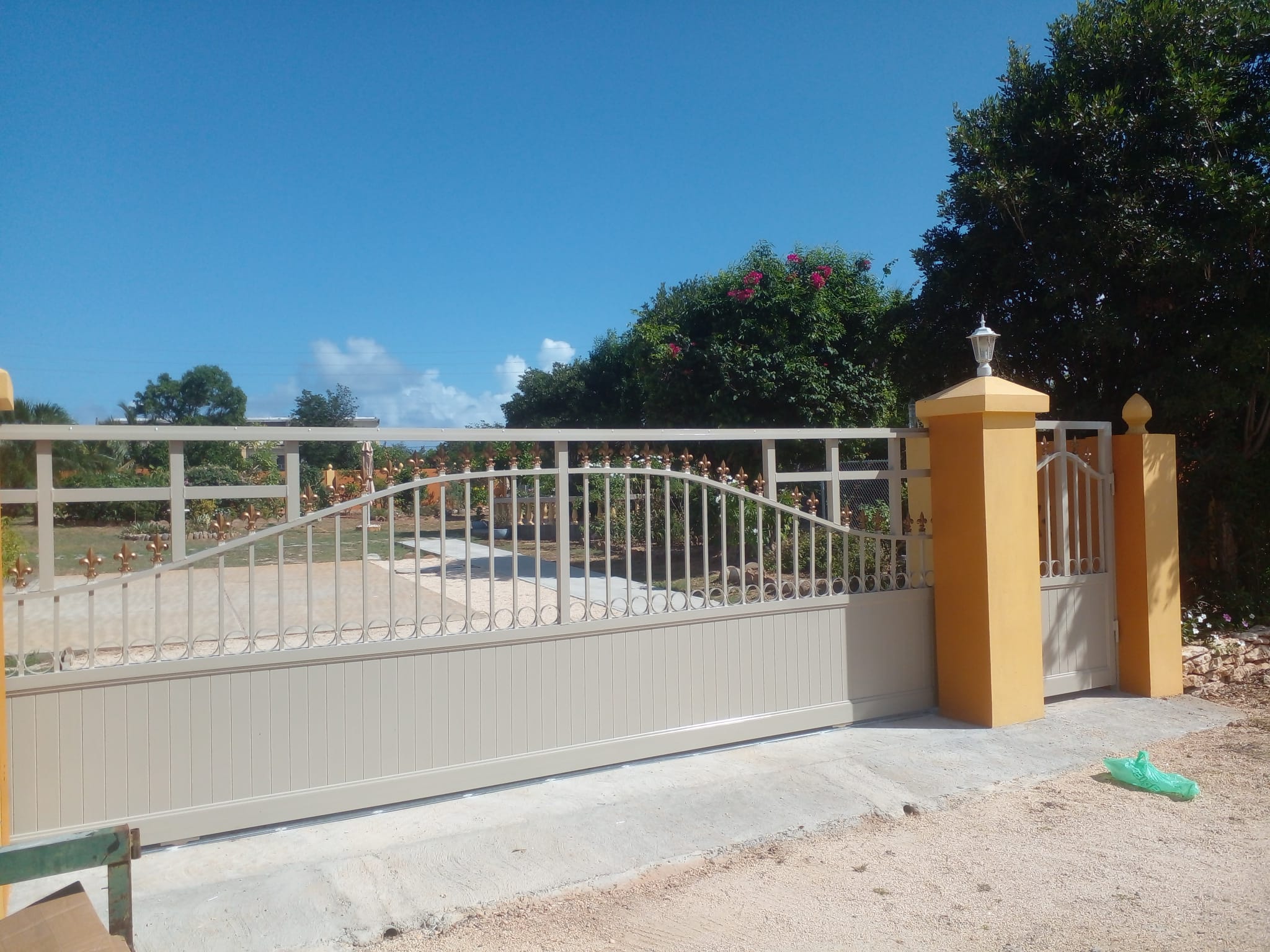Ornate Gate Installed