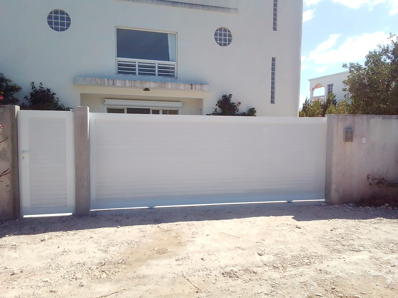 Solid Panel Sliding Gate