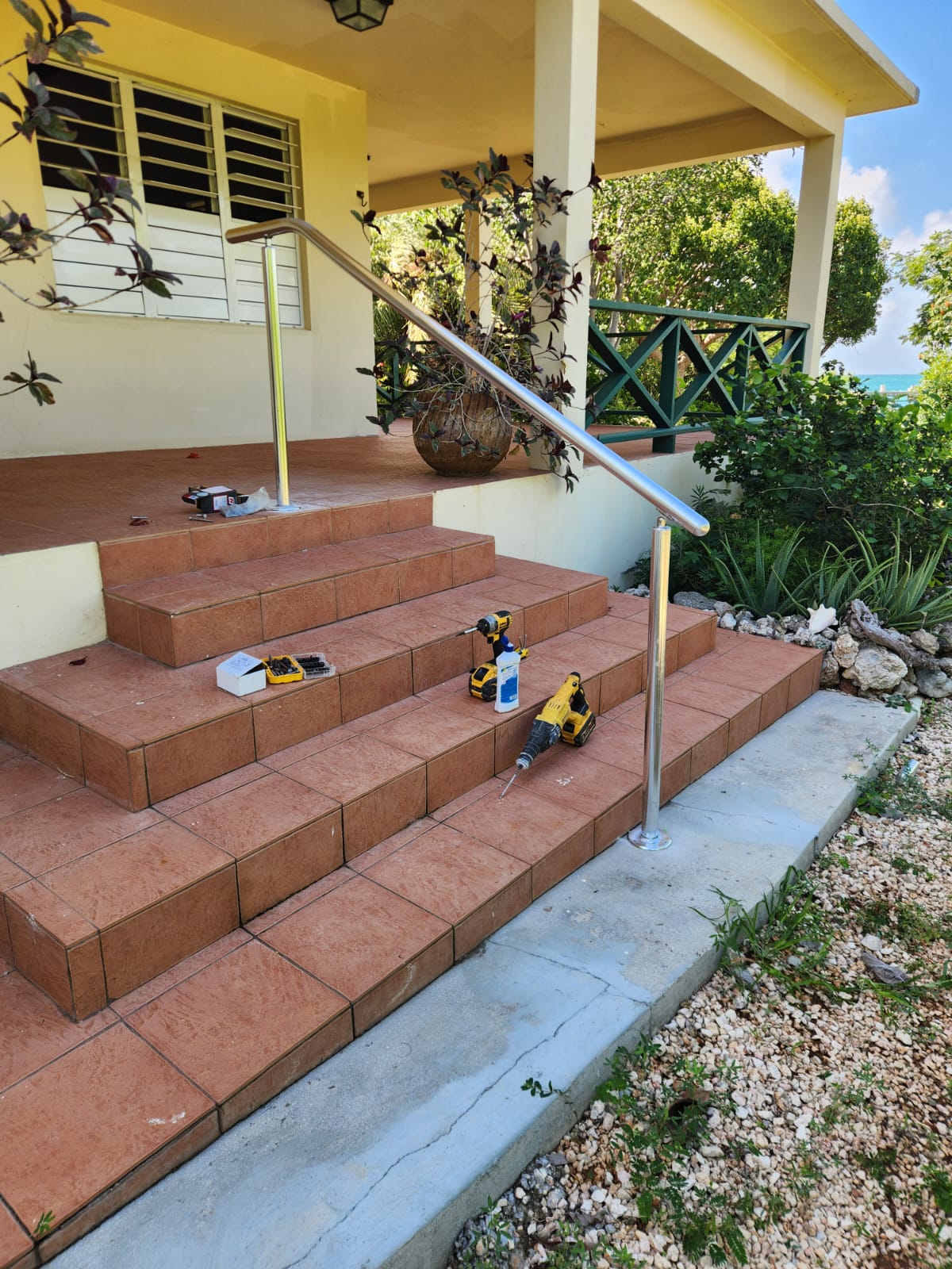 Handrail on Steps