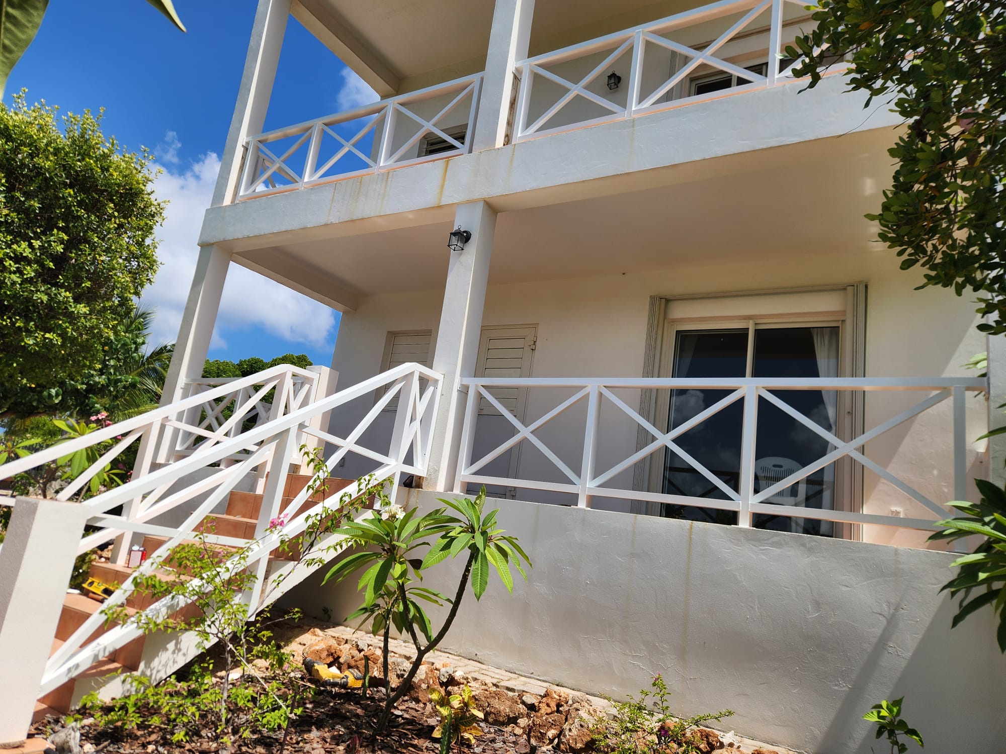 X-Pattern Villa Railing